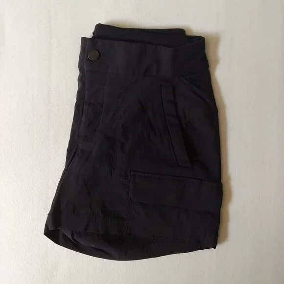 ATHLETA Black Cargo Trekkie Women Shorts Size 2 - Picture 6 of 11
